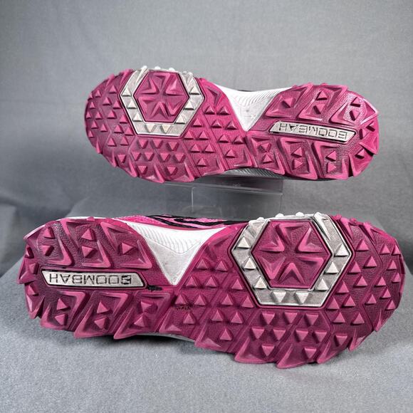 Boombah Trail Shoes Womens 10 Pink Black Athletic Mesh Turf Cleats Running - Picture 9 of 11